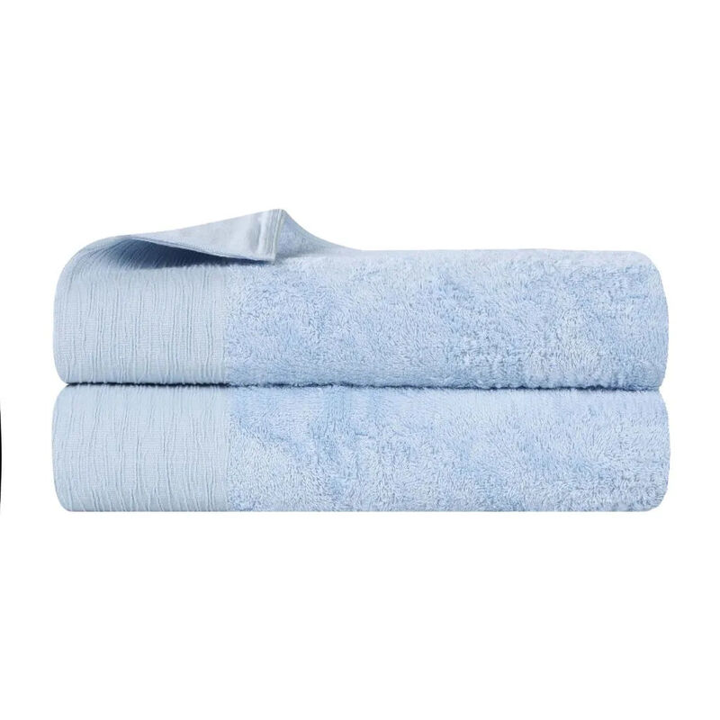 Absorbent Rayon Wicker Bath Sheets 2-Piece Set for Everyday Use image number 0