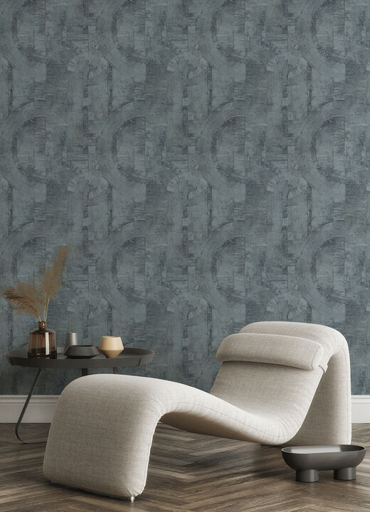 Abe Blue Geo Wallpaper