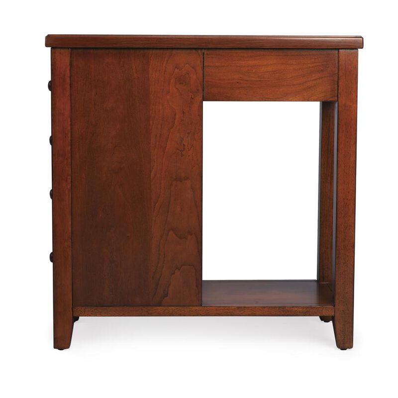 Butler Specialty Kelton 4 Drawer Side Table, Medium Brown