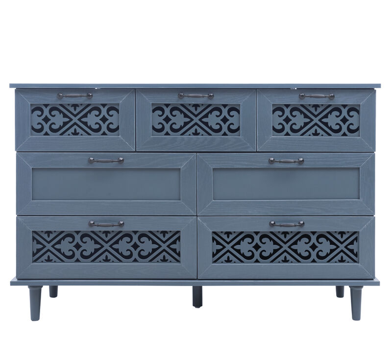 Merax 7 Drawers Dresser Cabinet for Bedroom or Living Room