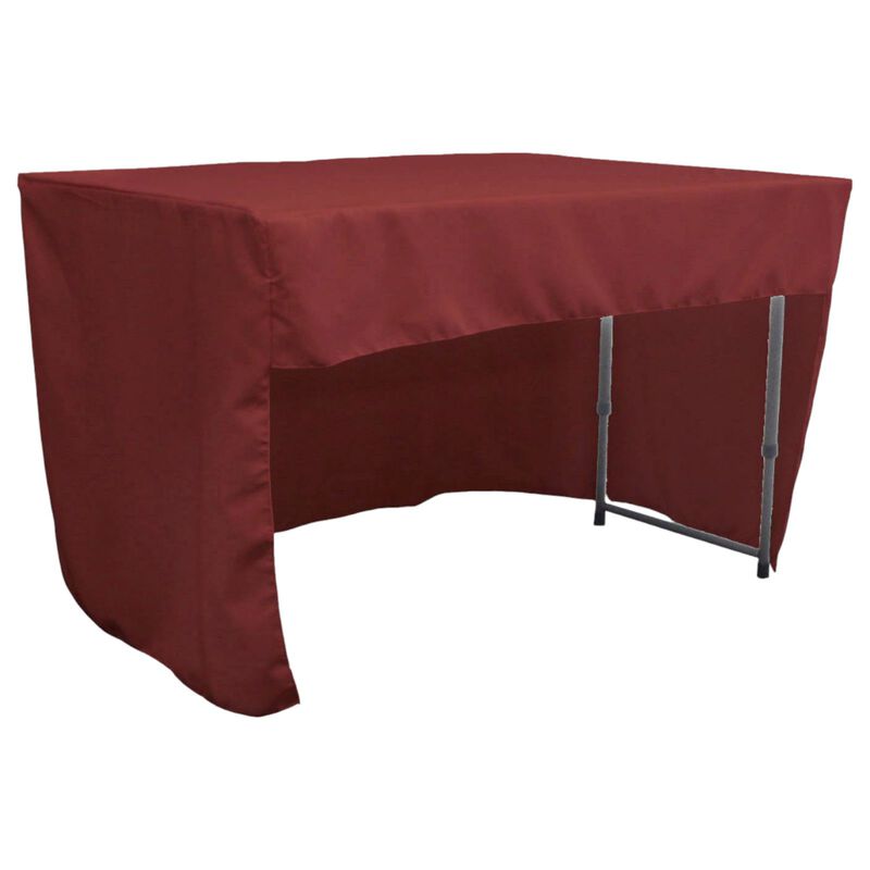 Polyester Poplin Open Back Tablecloth 48x30x30 Inch for Display Tables image number 0