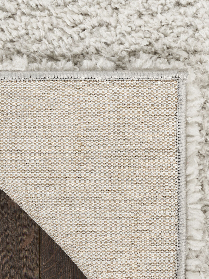 Modern Shag MMD02 Silver 5'3" x 7' Rug