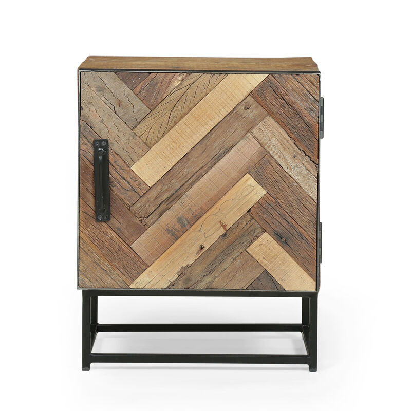 Streamdale Nightstand: Handcrafted Charm With Ample Storage