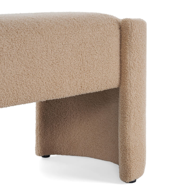 GOODSILO Elegant Long-Shaped Ottoman Bench for Modern Living Rooms and Bedrooms image number 4