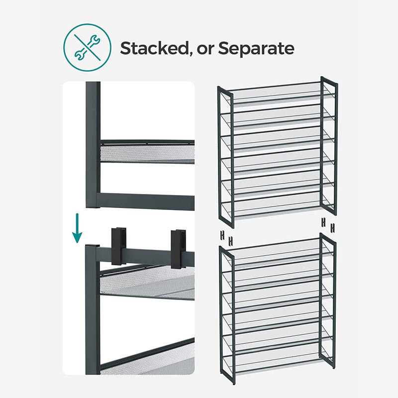 Shoe Rack and Organizer - Versatile Storage Solutions for Entryway and Closet