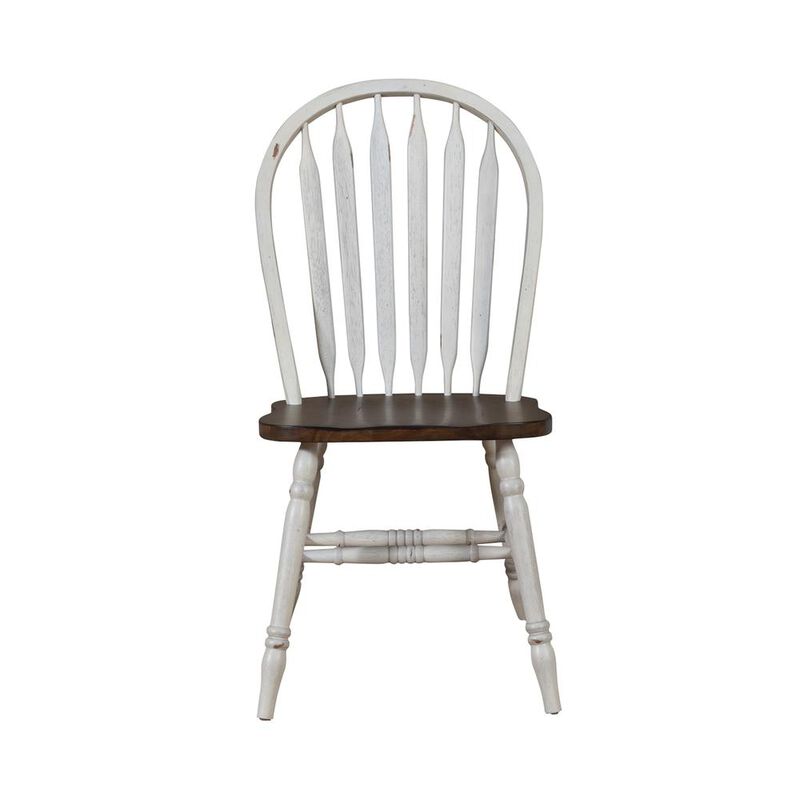 Liberty Furniture Windsor Side Chair)-Black- Set of 2 Solids Black image number 2