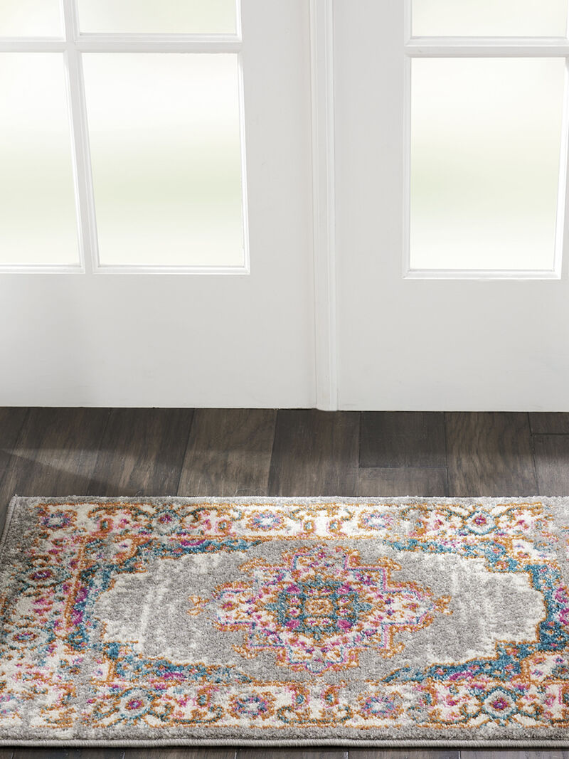 Passion PSN03 Gray 1'10" x 6' Rug image number 8
