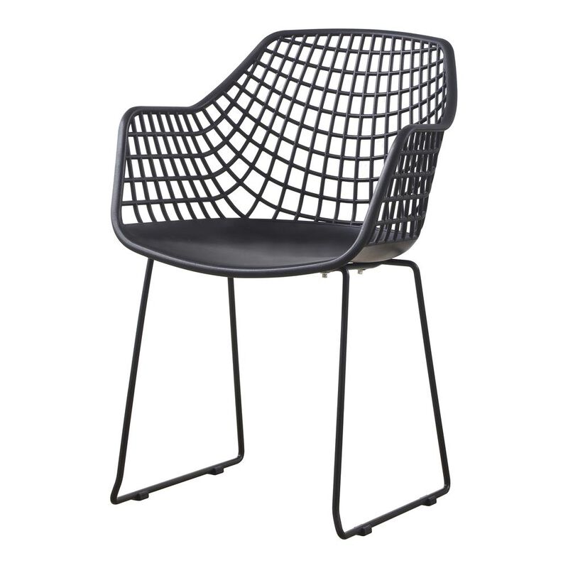 Moe's Home Collection Honolulu Chair, Black