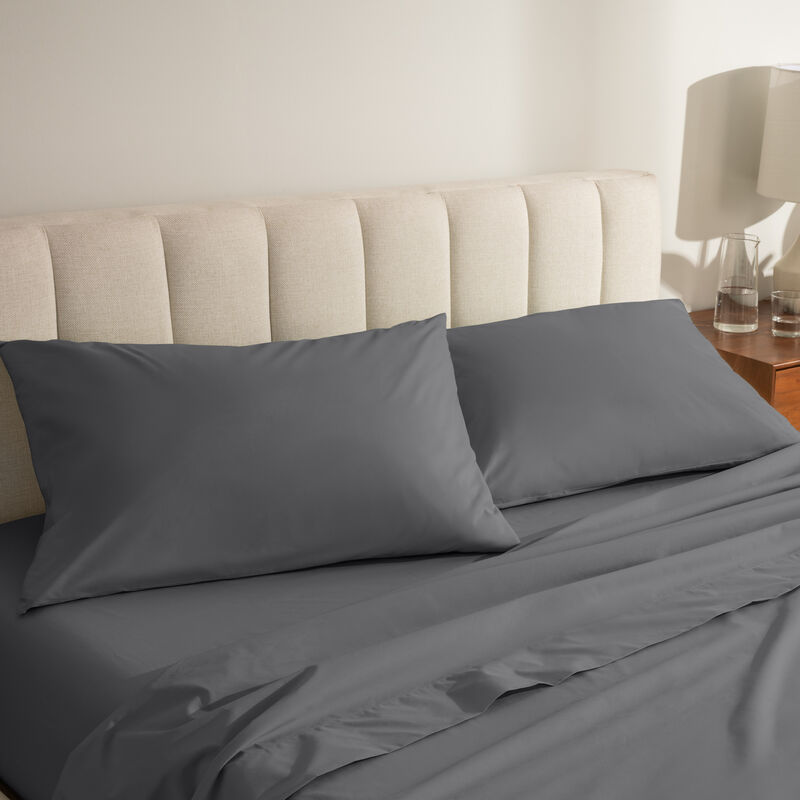 100% Organic Cotton Percale Cooling Pillowcase Set image number 2