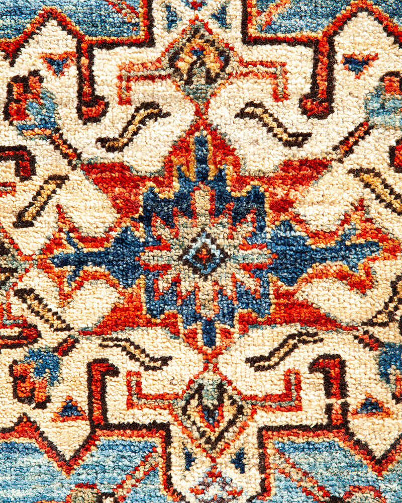 Serapi, One-of-a-Kind Hand-Knotted Area Rug  - Light Blue, 3' 10" x 11' 10" image number 3