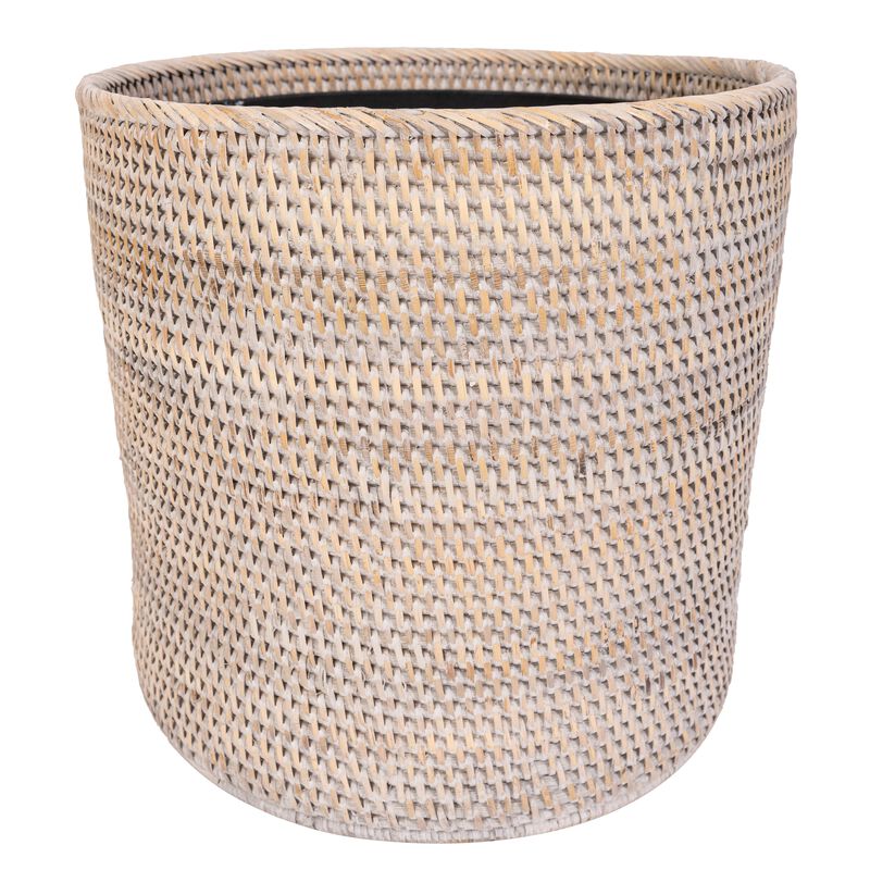 Saboga Home&trade; Round Waste Basket with Metal Liner image number 2