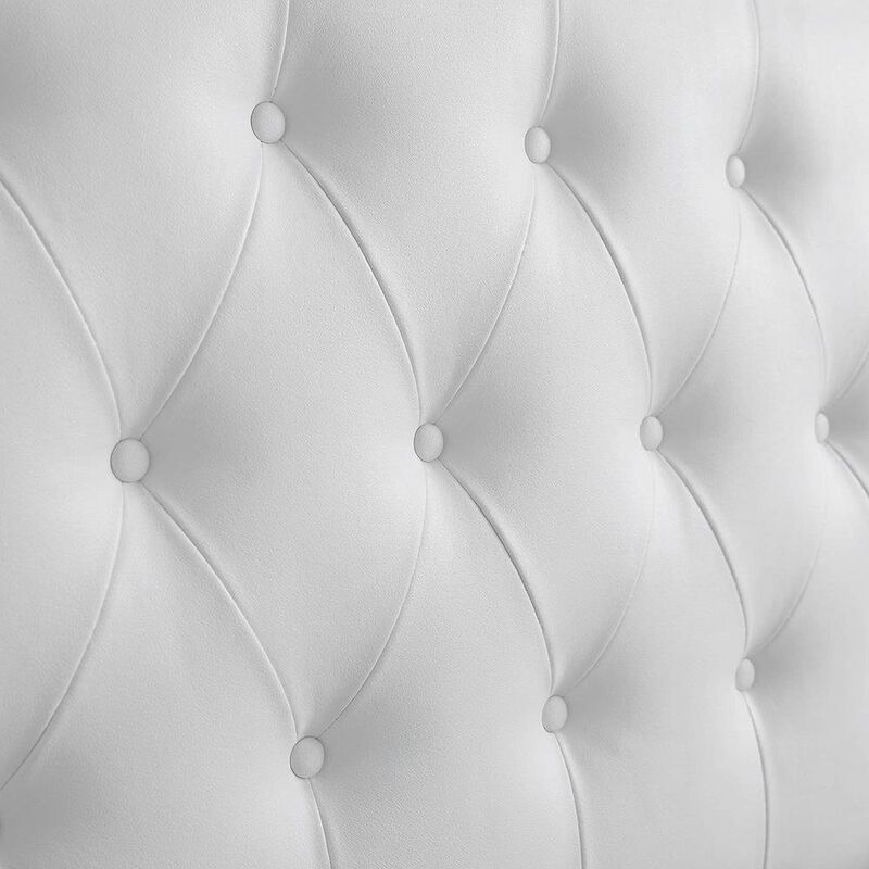 Tufted Queen Headboard in Fabric and Wood with Sturdy Frame and Elegant Design image number 4