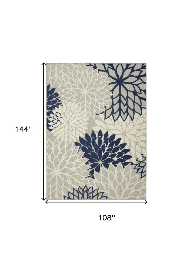 HomeRoots Floral Indoor Outdoor Area Rug image number 6