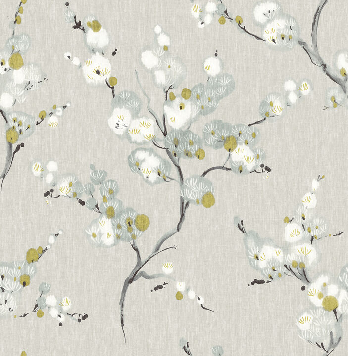 Bliss Blue Floral Wallpaper (Set of 2)