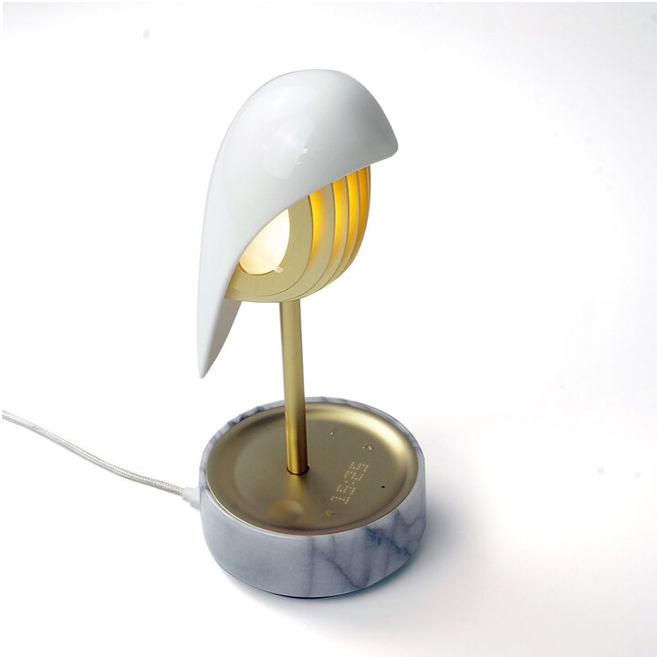 Alarm Clock + Light CHIRP White