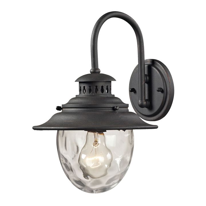 Searsport 13'' High 1-Light Black Outdoor Sconce