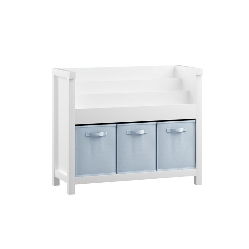 TATEUS Kids Bookcases 3 Tier Front-Facing Storage image number 7