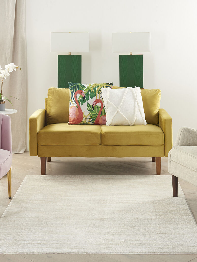 Nourison Essentials NRE01 Ivory/Beige 6' x 9' Rug