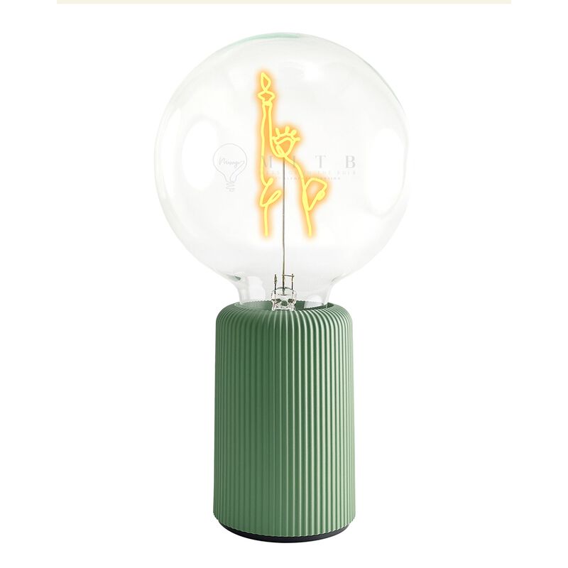 Bulb STATUE OF LIBERTY Amber with Base Table Lamp PORTABLE Pop image number 0