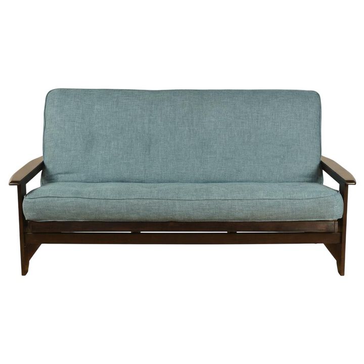 Phoenix Frame-Espresso Finish-Linen Aqua Mattress