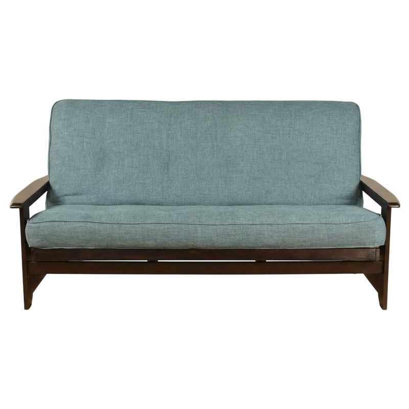 Phoenix Frame-Espresso Finish-Linen Aqua Mattress image number 0