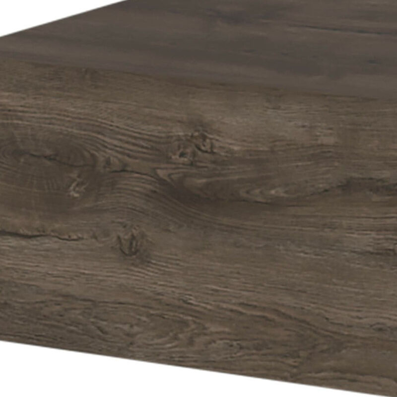 Minimalist Floating Nightstand with 1 Drawer – Faux Wood Bedside Table