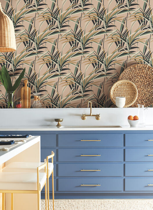 Tropical Paradise Blush Wallpaper (Set of 2)
