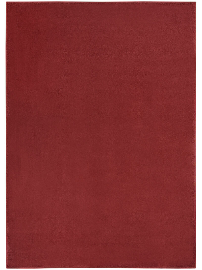 Nourison Essentials NRE01 Brick Red 6' x 9' Rug