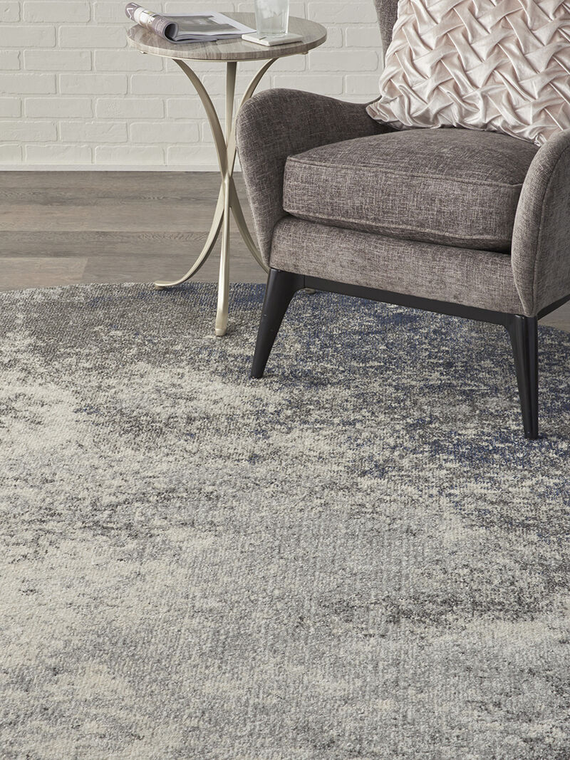 Passion PSN10 Charcoal/Ivory 8' x Round Rug image number 7