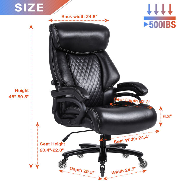 Office Chair.Heavy and tall adjustable executive Big and Tall Office Chair