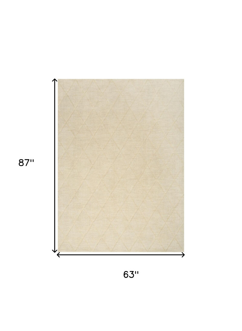 HomeRoots Wool Geometric Area Rug image number 2