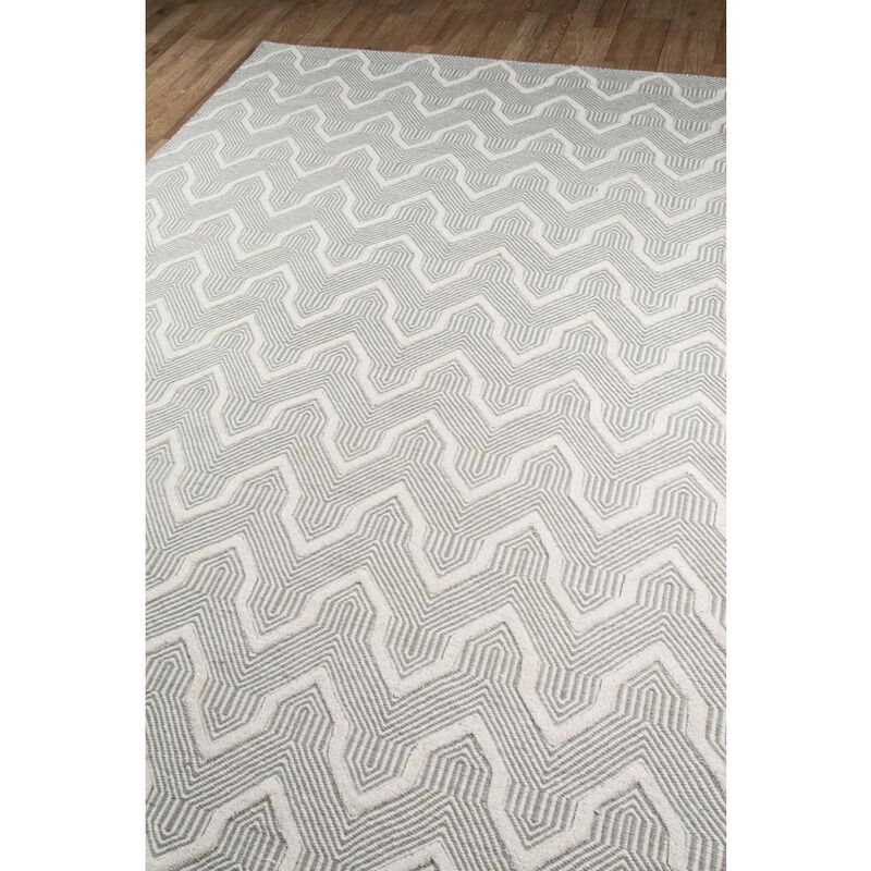 Erin Gates Contemporary Rectangle Area Rug, Grey, 8'6 X 11'6