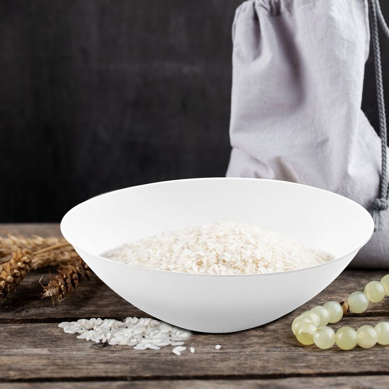 16 oz. Solid White Organic Round Plastic Soup Bowls (60 Bowls) image number 1