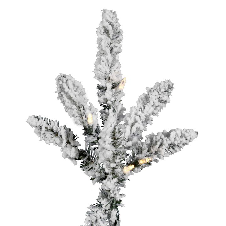 6.5' Flocked Utica Artificial Christmas Tree