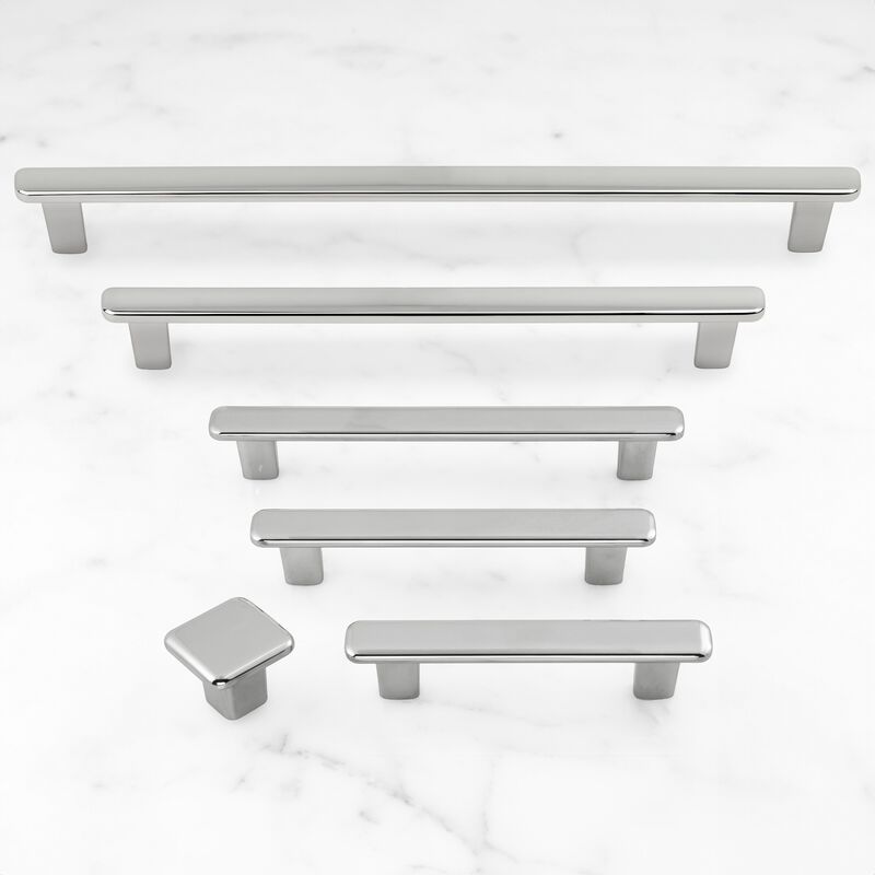 Hestia Hardware 10 Pack 10 Inch Modern Curved Edge Flat Bar Pull image number 4