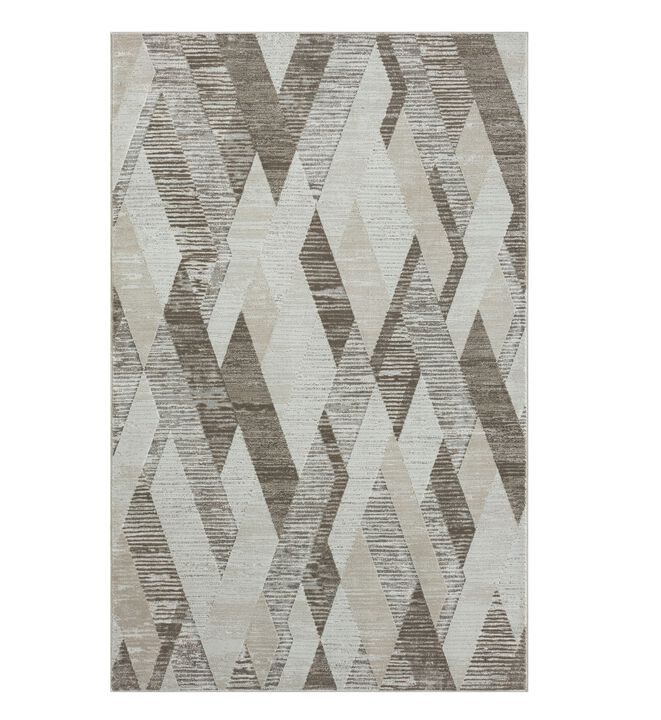 2 X 3 gray geometric Area Rug