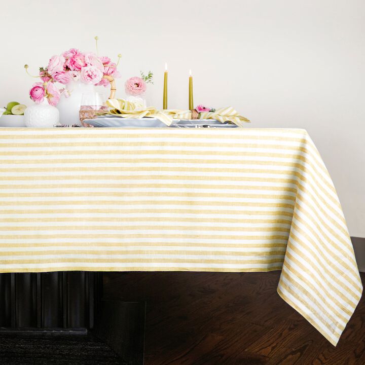 Linen Tablecloth - Amalfi Stripe
