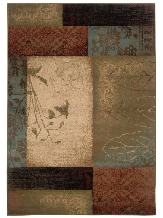 Hudson 40A 3'10" x 5'5" Beige Rug