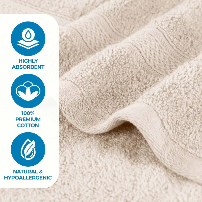 Plush Jacquard Cotton Bath Sheets Set of 2 for Spa-Like Experience image number 3