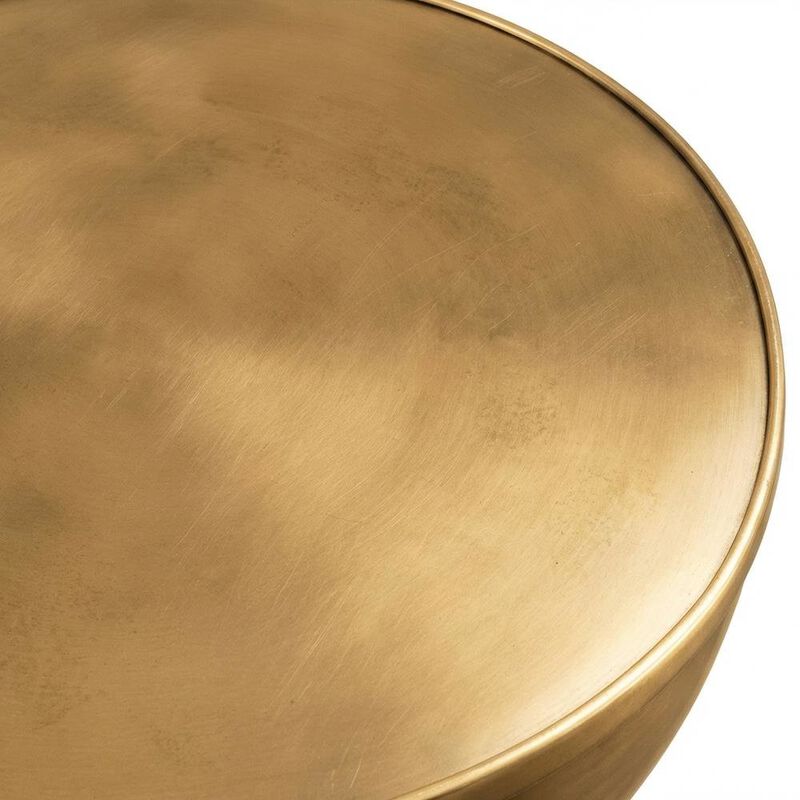 Premium Metal Coffee Table in Brass Finish with Modern Design image number 5