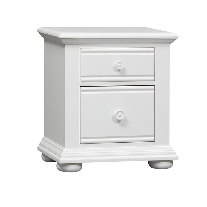 Liberty Furniture Summer House 2-Drawer Night Stand, 24 x 17 x 27, Oyster White