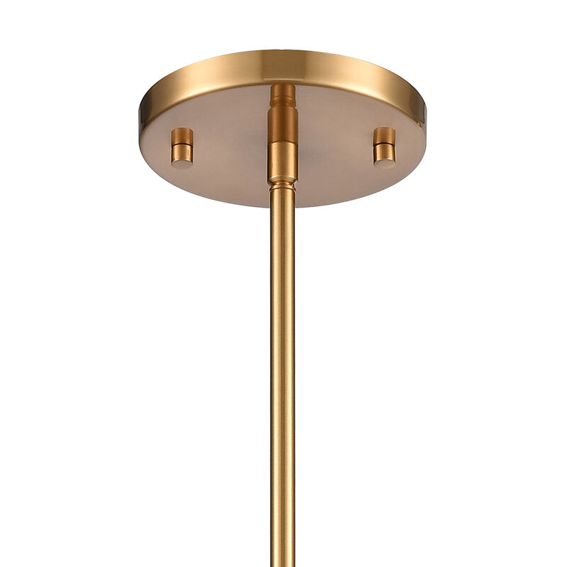 Lightweave 5.5'' Brass Wide 1-Light Mini Pendant