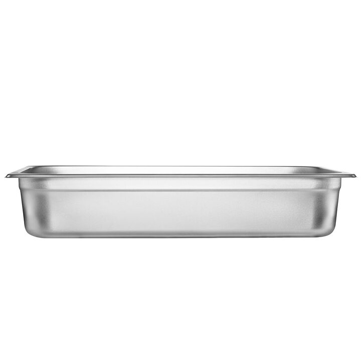 VEVOR 6 Pack Full Size Hotel Pans Steam Table Pan Stainless Steel 4" Deep