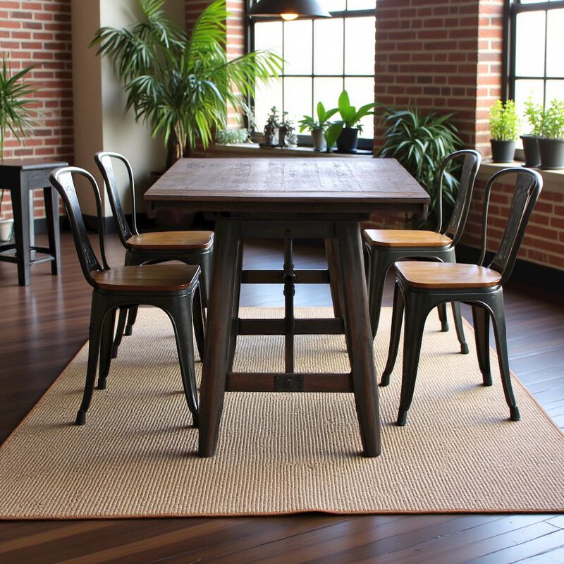 Starlight Canyon Home Brown Rectangular Coffee Table &ndash; Elegant Living Room Coffee Table Design