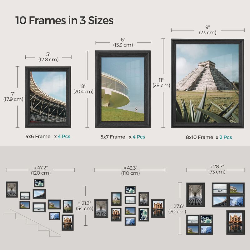 Picture Frames with 16 Mats