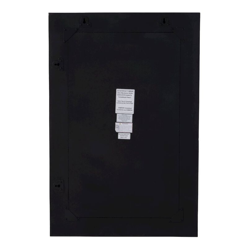 Butler Specialty Verona 24 in. W x 36" H Rectangular Bone-Inlay Wall Mirror image number 4