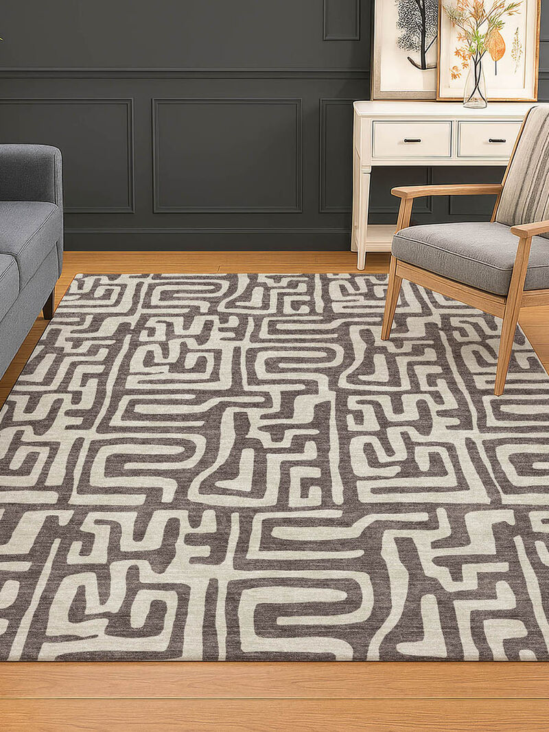 The Reserve TR1 Chocolate 8' x 10' Rug