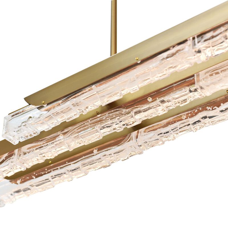 CWI Lighting Valira Integrated LED Brass Chandelier