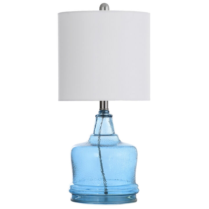 Cerulean Glass Table Lamp (Set of 2)