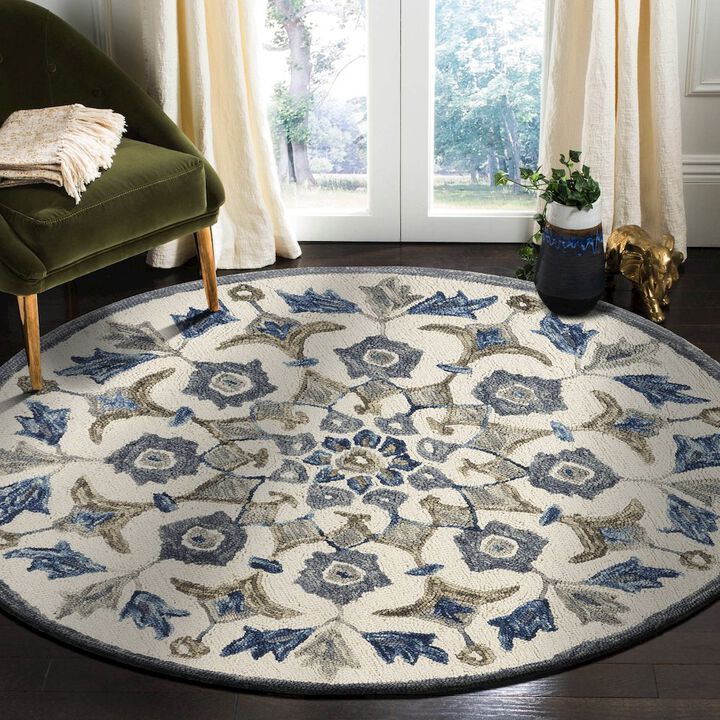 LR Home Dazzle Wool Area Rug Indoor